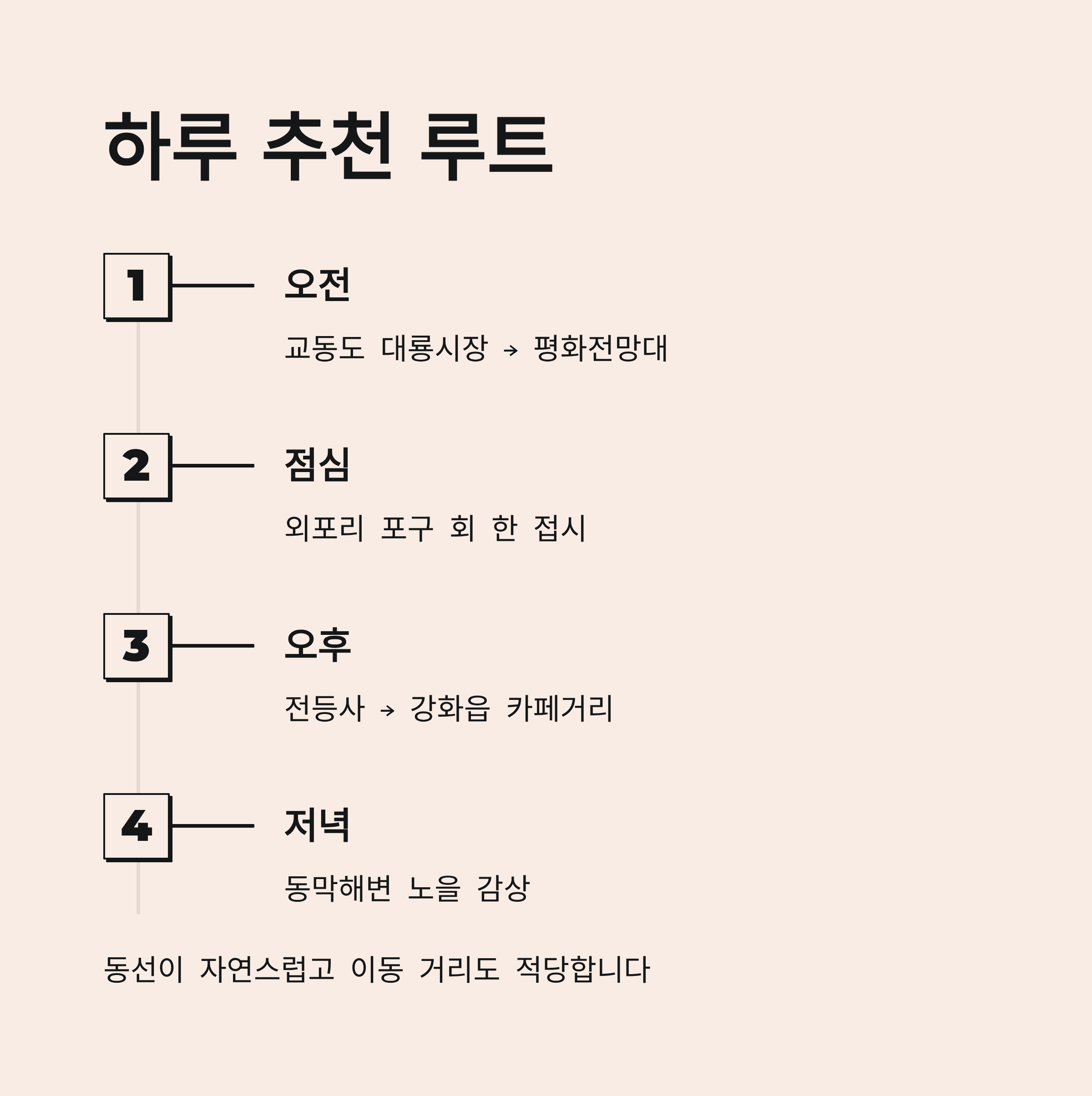 하루 코스로 돌아보는 추천 루트