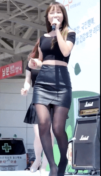 홍진영 골반 움짤