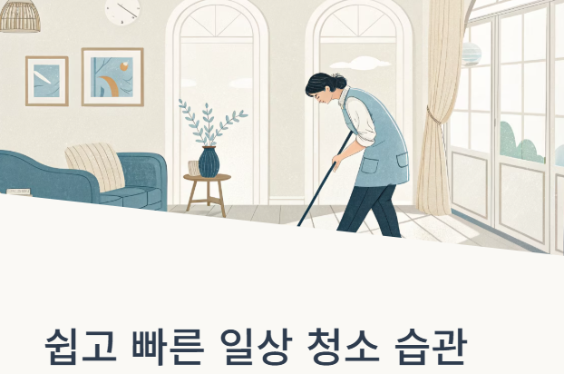 청소가 쉬워지는 생활 꿀팁 – 집안 정리를 위한 베스트 아이디어