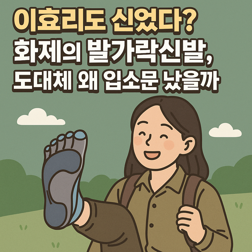 이효리도 신었다? 화제의 발가락신발, 도대체 왜 입소문 났을까