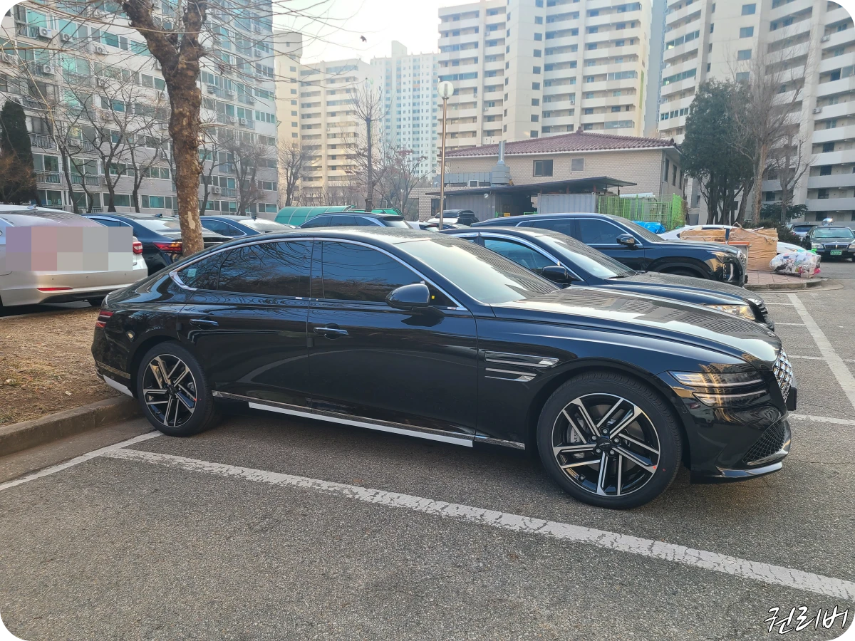 비닐도-뜯지-않은-제네시스-G80