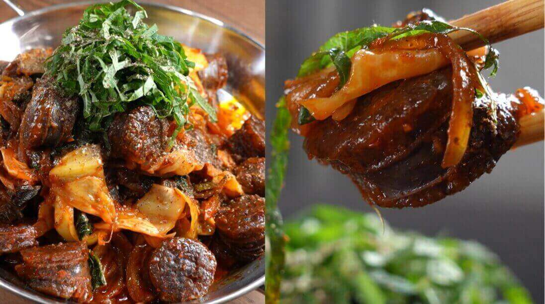 순대볶음