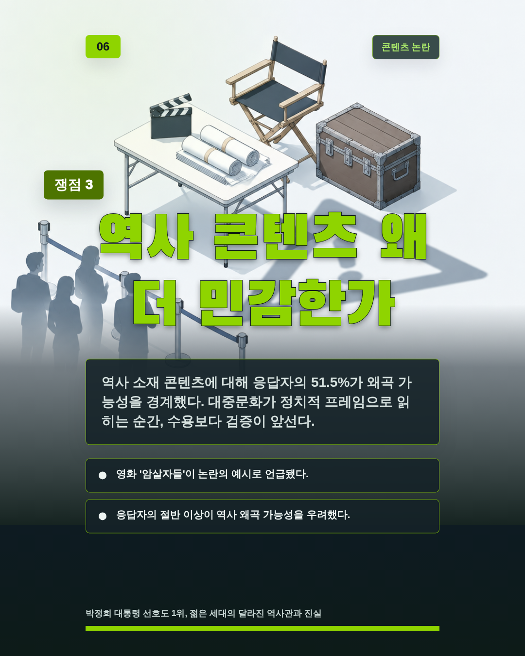 역사 콘텐츠 왜 더 민감한가