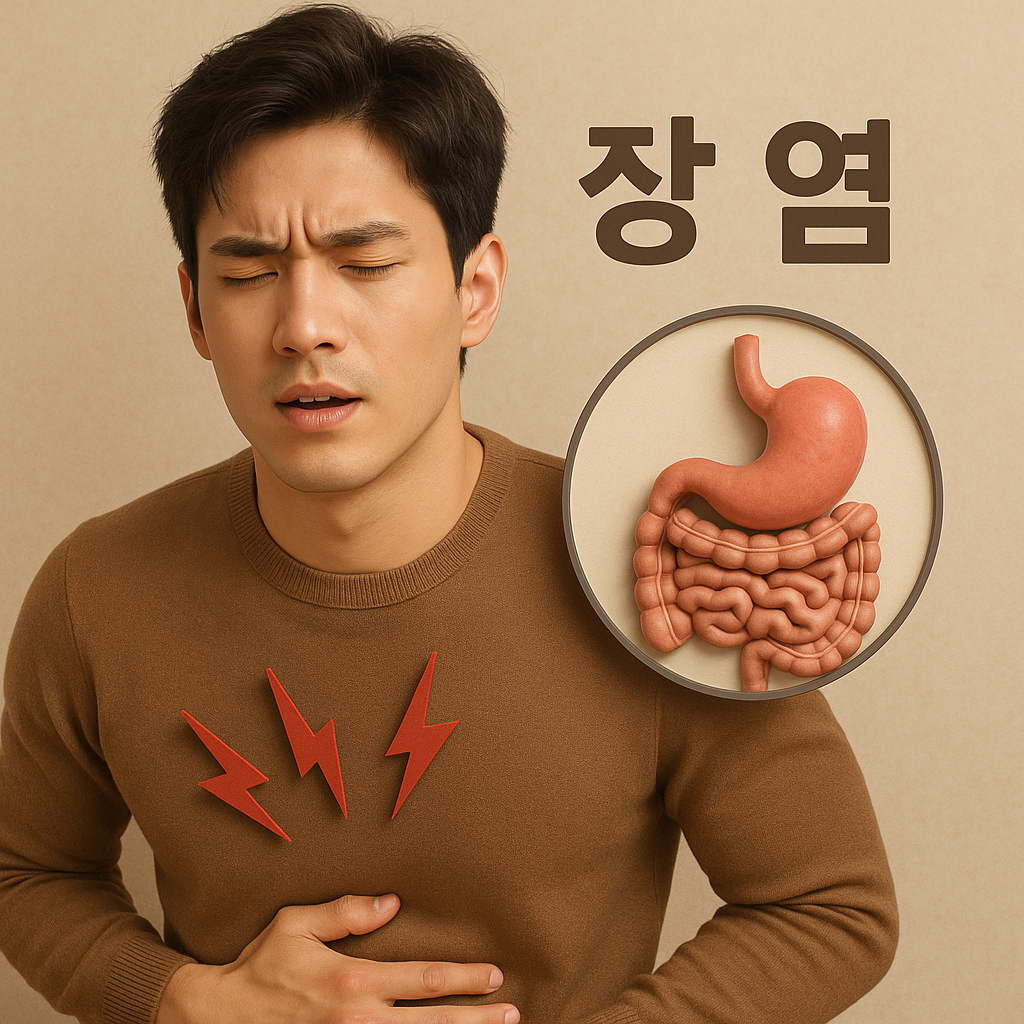 장염 걸린 남자 그림