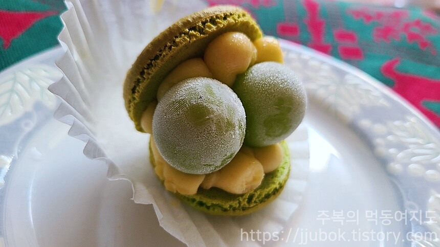 써니카롱-마카롱-샤인머스캣