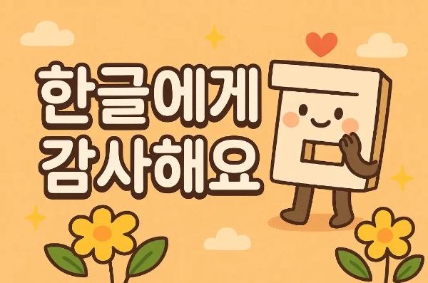 한글에게-감사해요