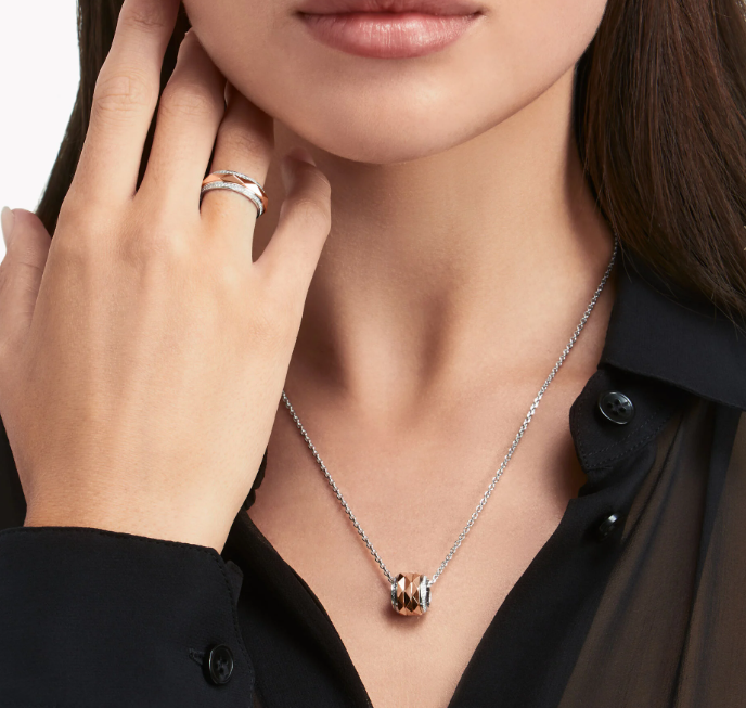 로렌스 그라프 시그니처 트리플 스피닝 다이아몬드 펜던트