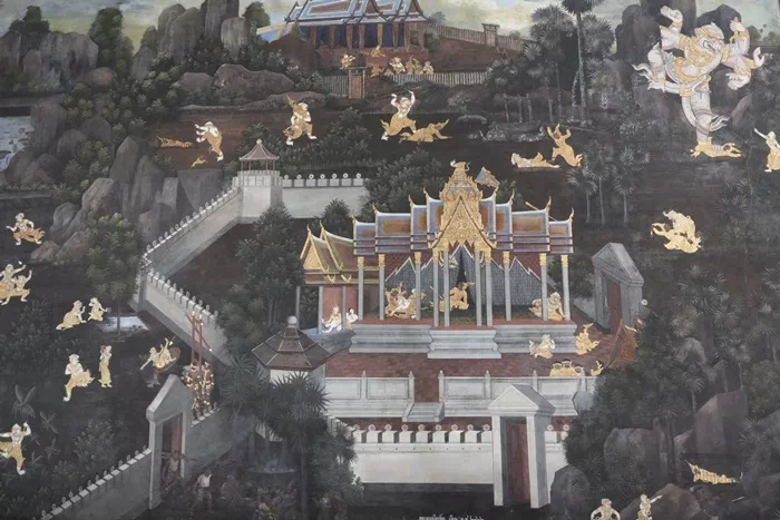 방콕_왕궁_회랑_벽화