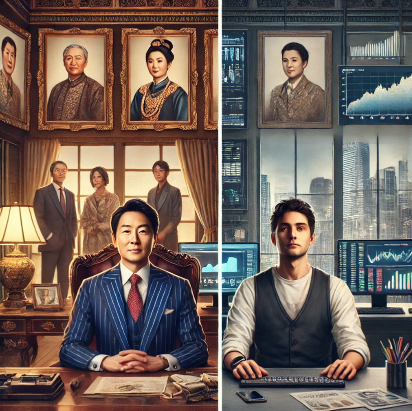 아시아와 서양 부자들의 자산 증식 방식 비교