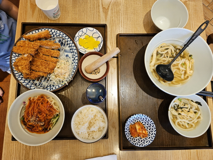 마이카츠 더블세트와 우동