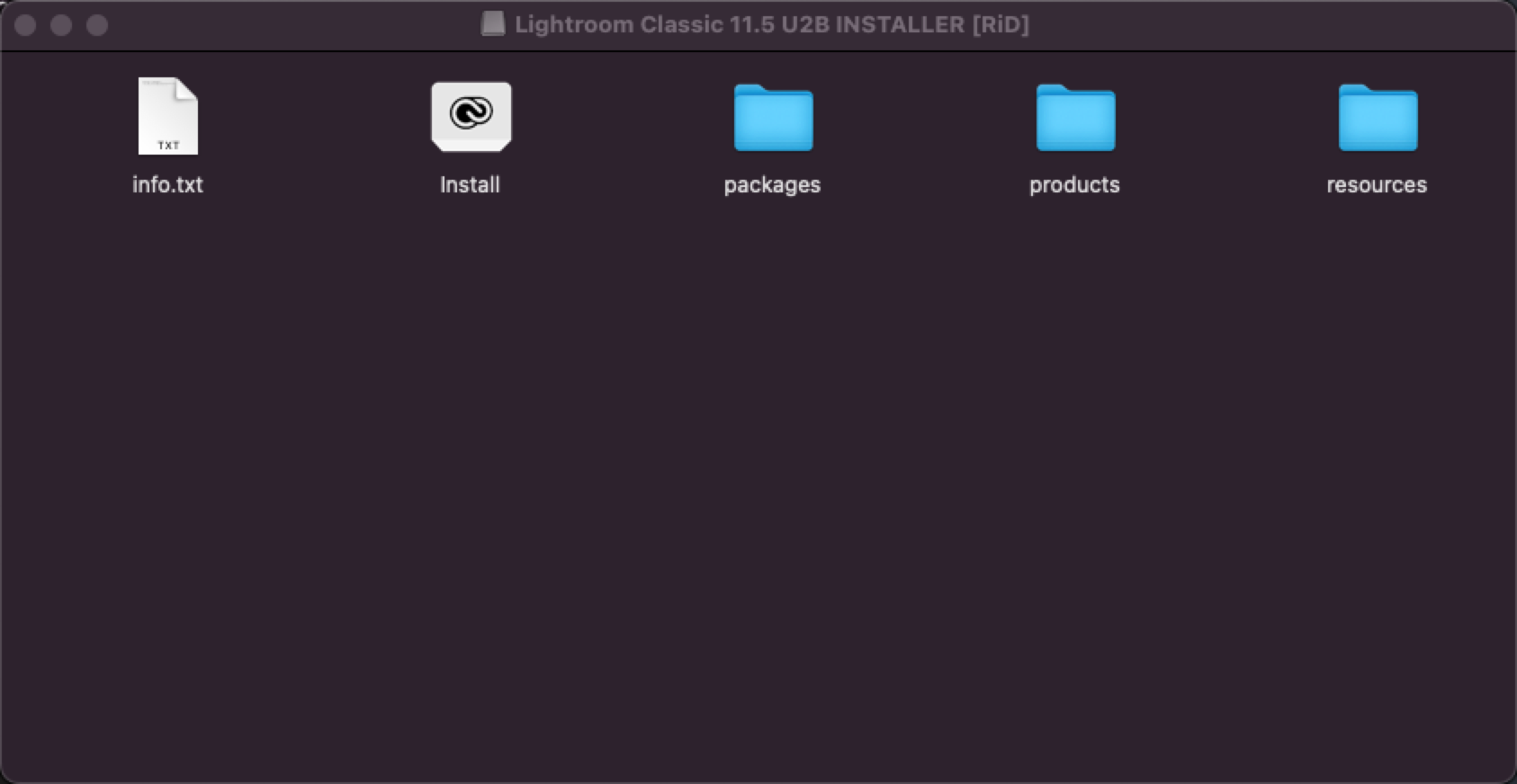 Lightroom Classic 11.5 INSTALLER