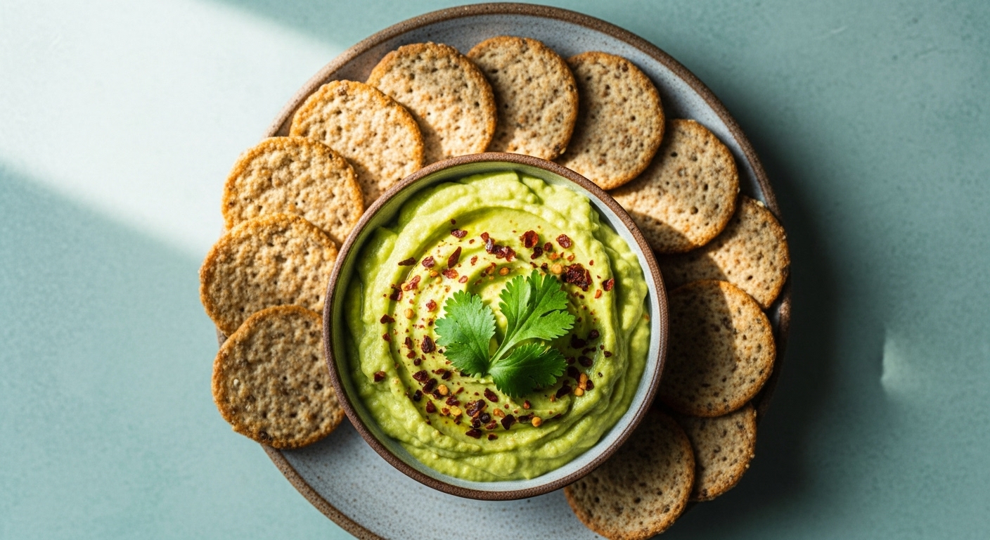 무설탕 땅콩버터를 바른 신선한 샐러리 스틱이 접시에 놓여 있는 모습