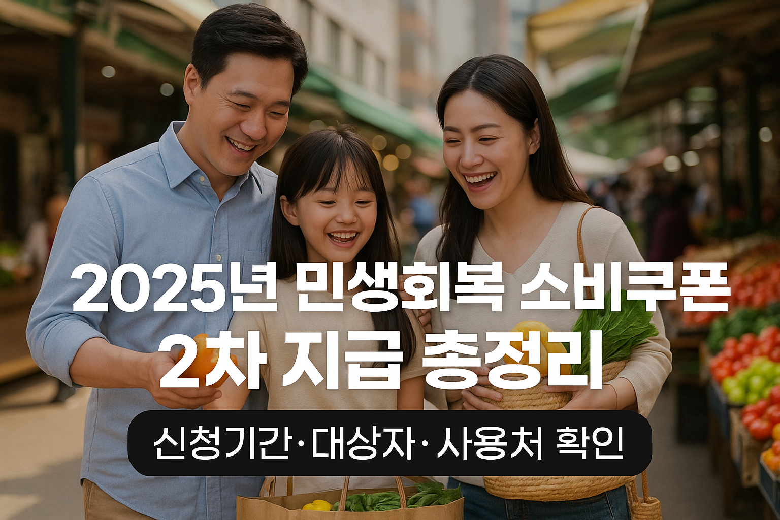 민생회복 소비쿠폰 2차 지급