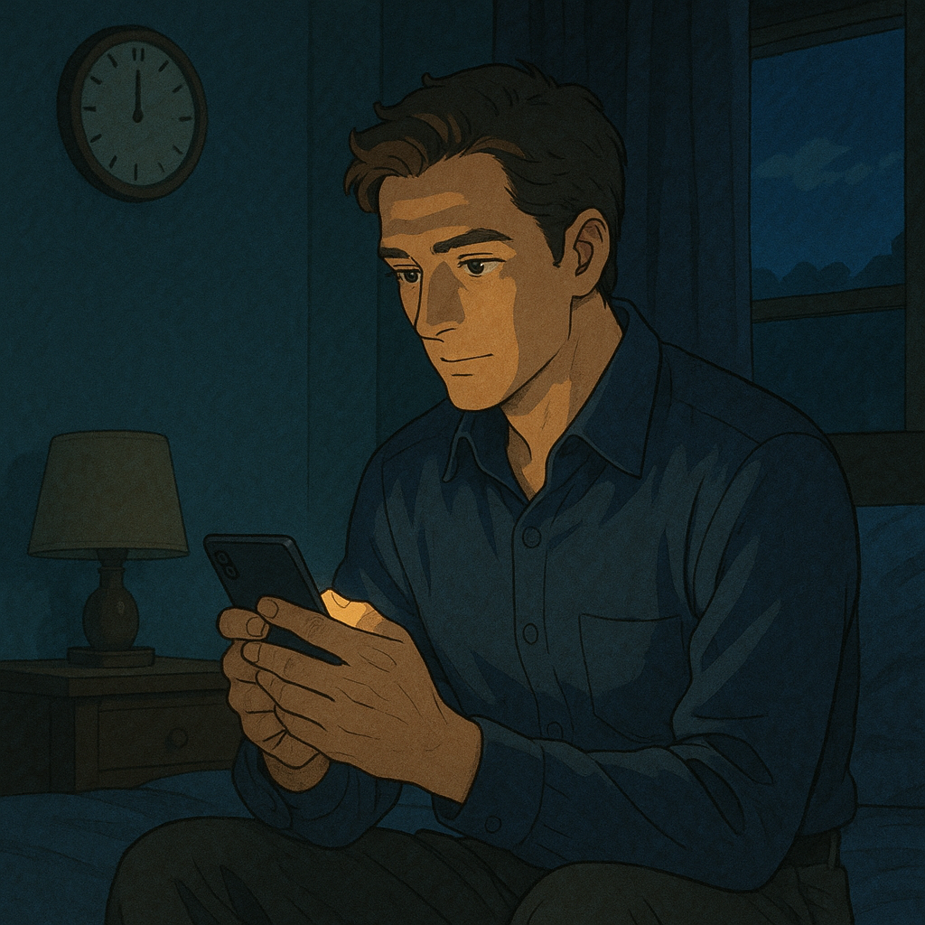 "새벽 3시, 질문을 안고 스마트폰을 켜는 남자"