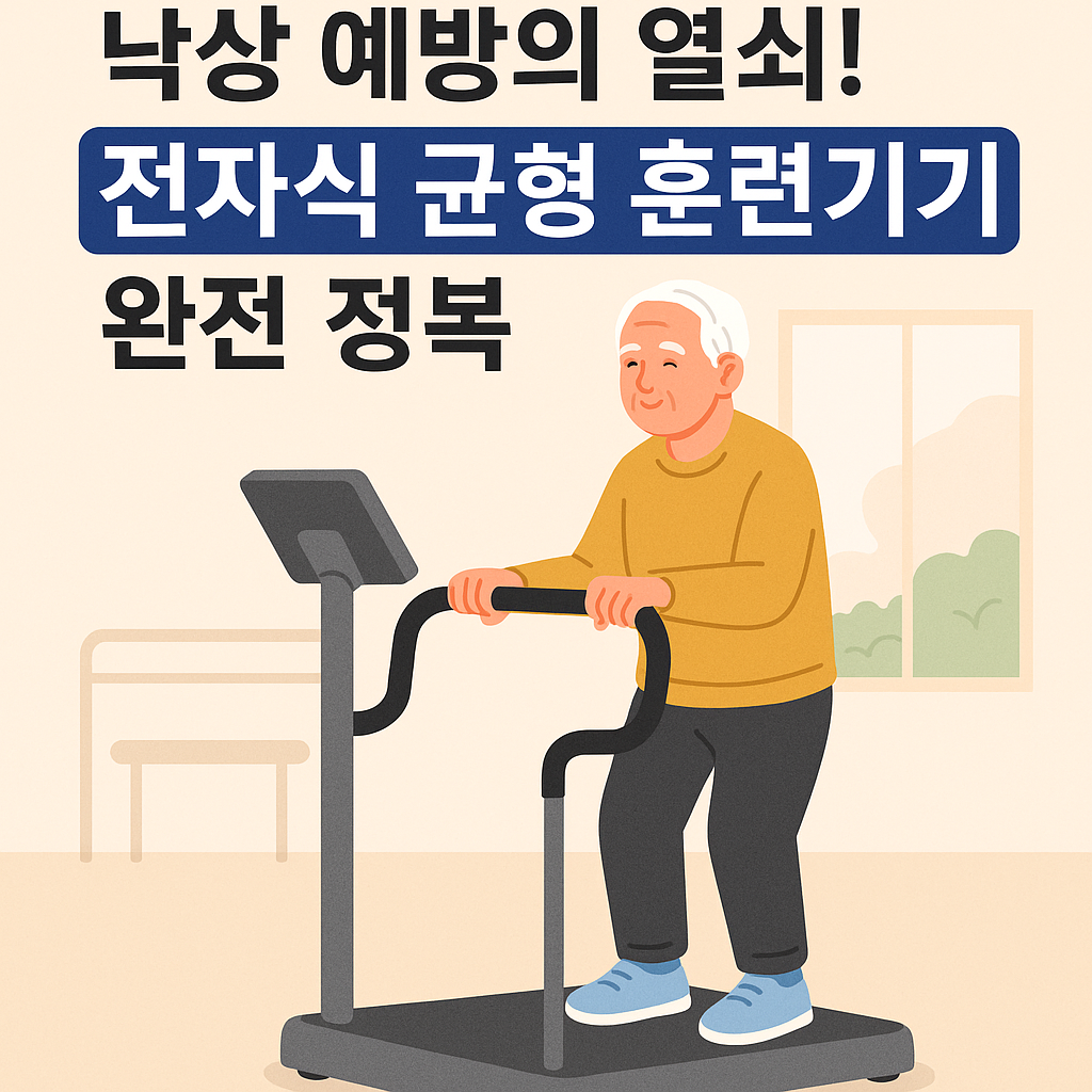 노인 낙상 예방! 전자식 균형 훈련기기의 모든 것