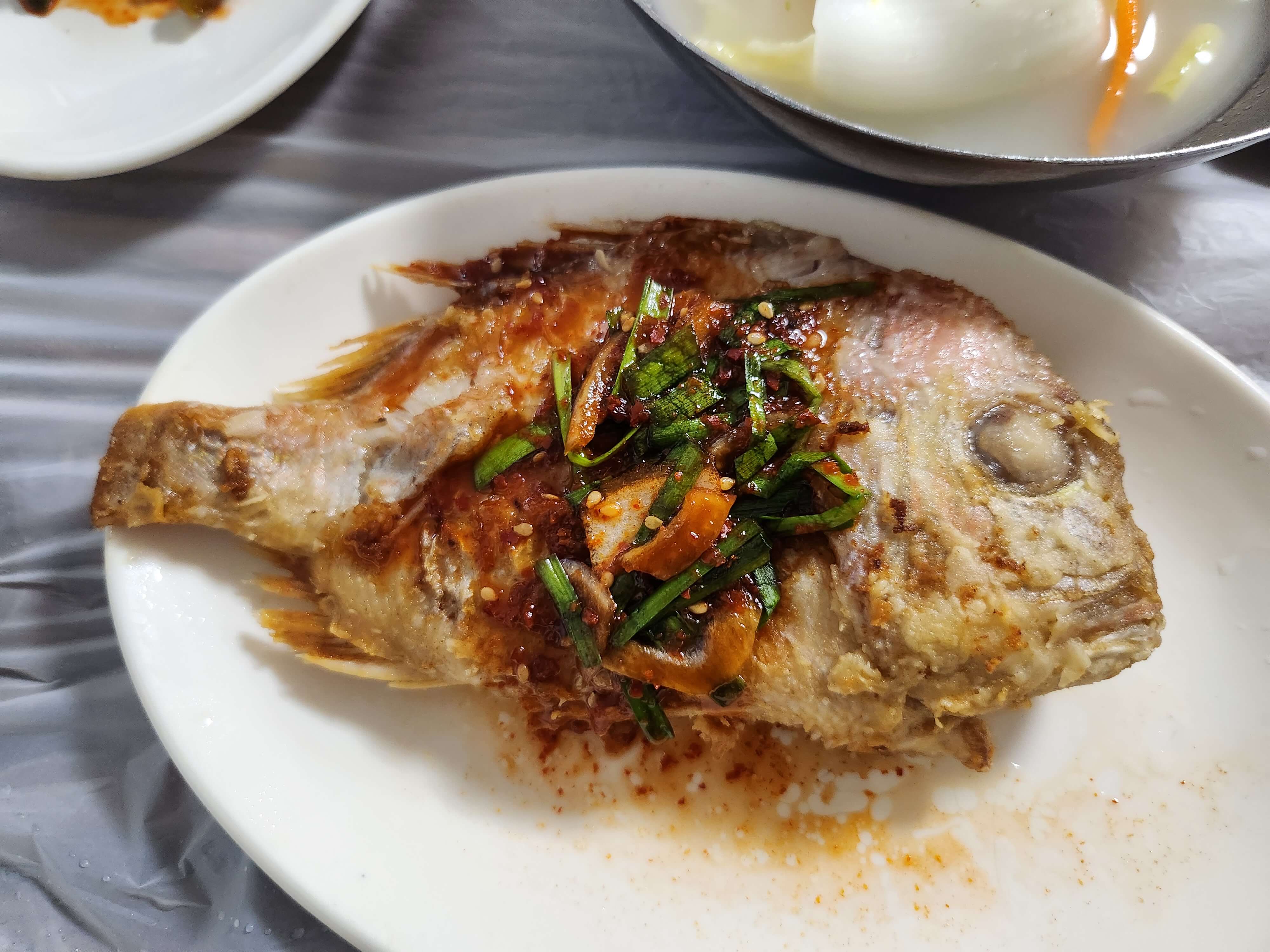 참돔구이