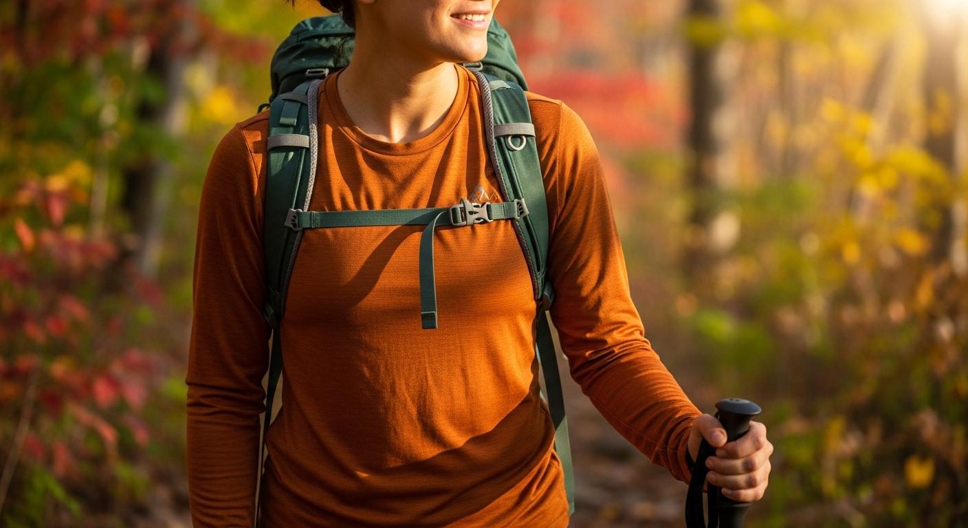 가을등산티셔츠