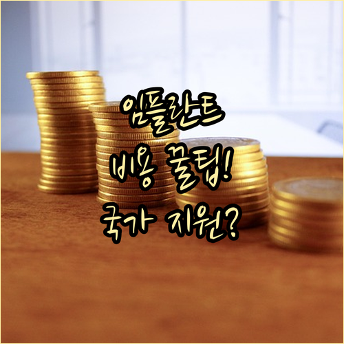 치아 임플란트 비용, 국가와 개인 보..