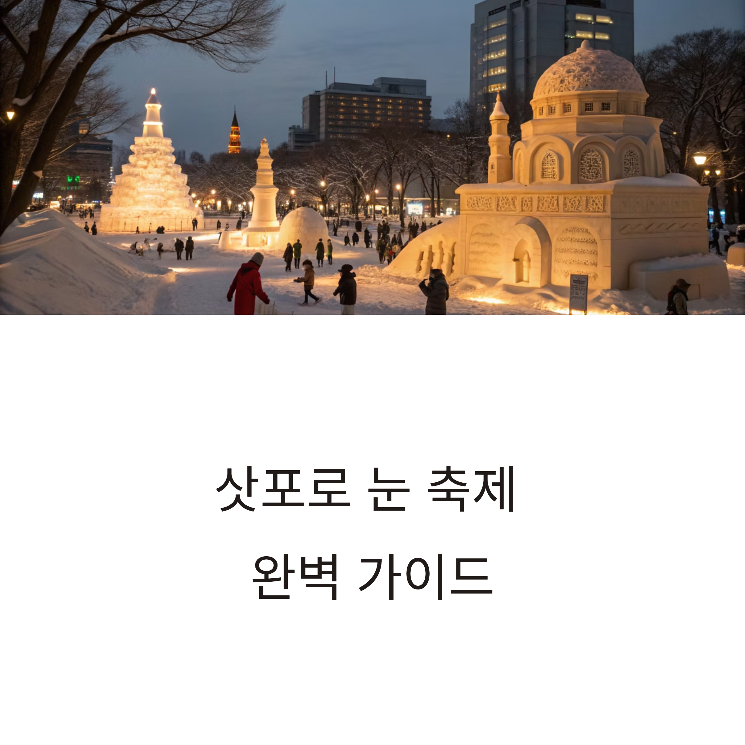 삿포로 눈 축제