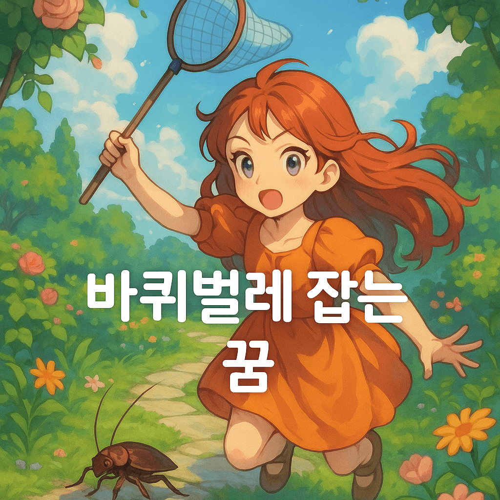 바퀴벌레 잡는 꿈 해몽