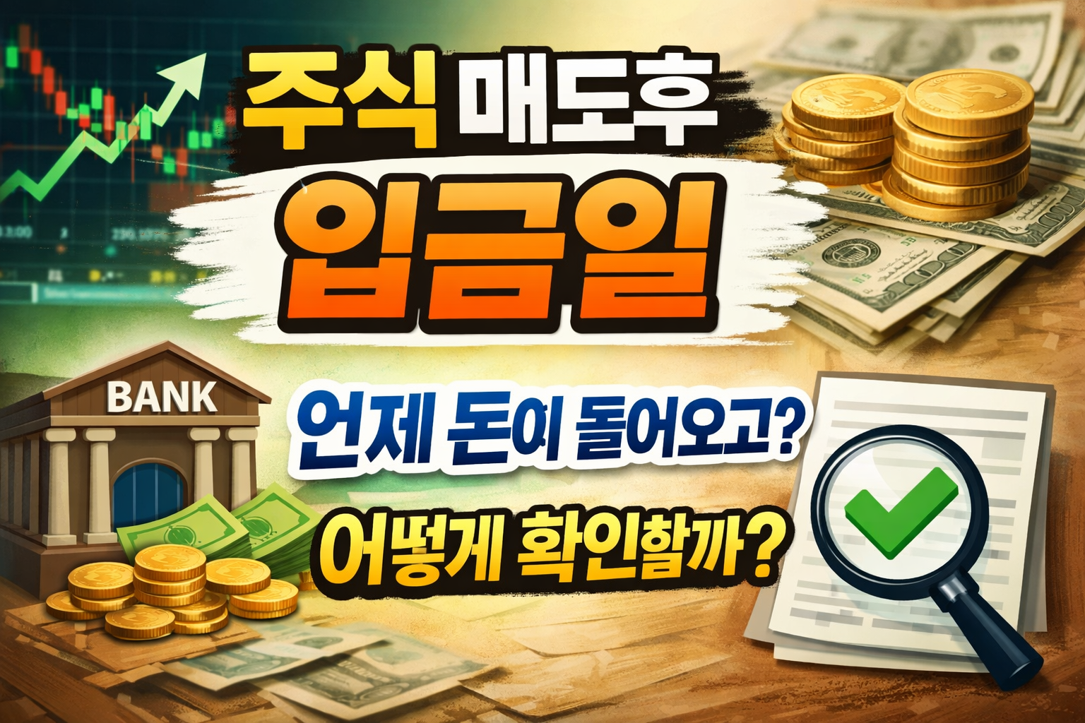 주식 매도후 입금일