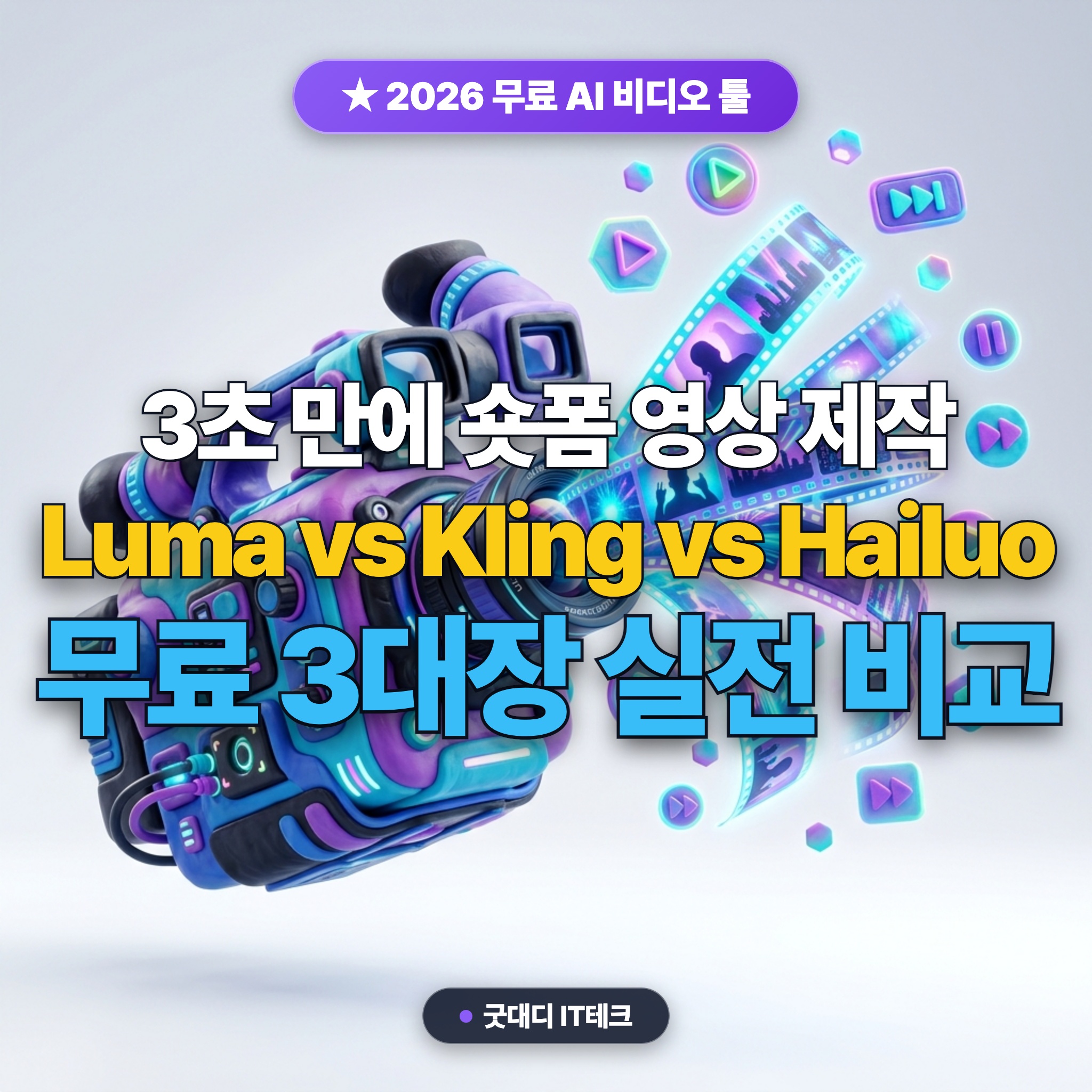 무료 AI 동영상 생성 툴 3종 실전 비교와 특징 대표 썸네일
