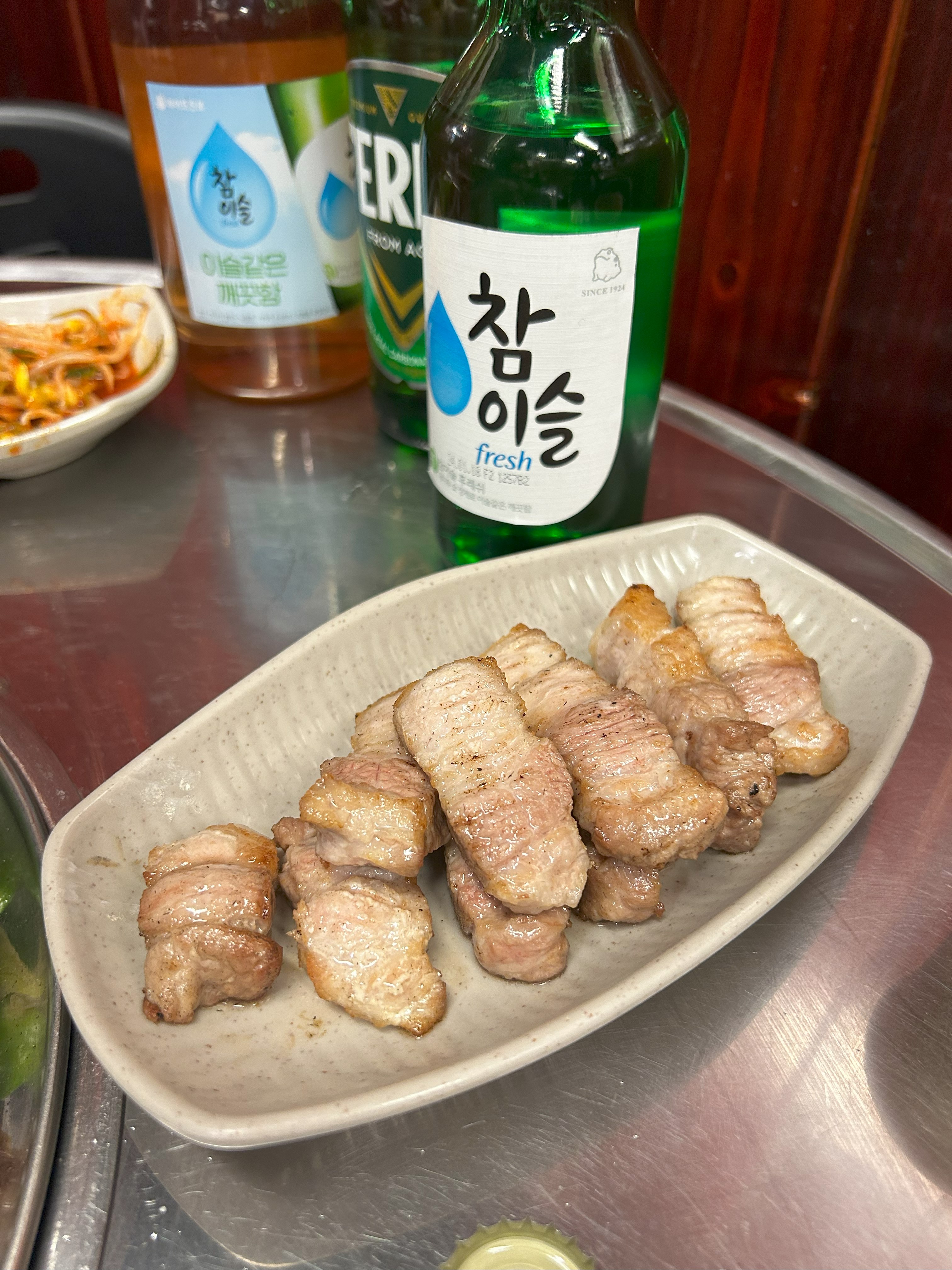 목삼화로 메뉴판