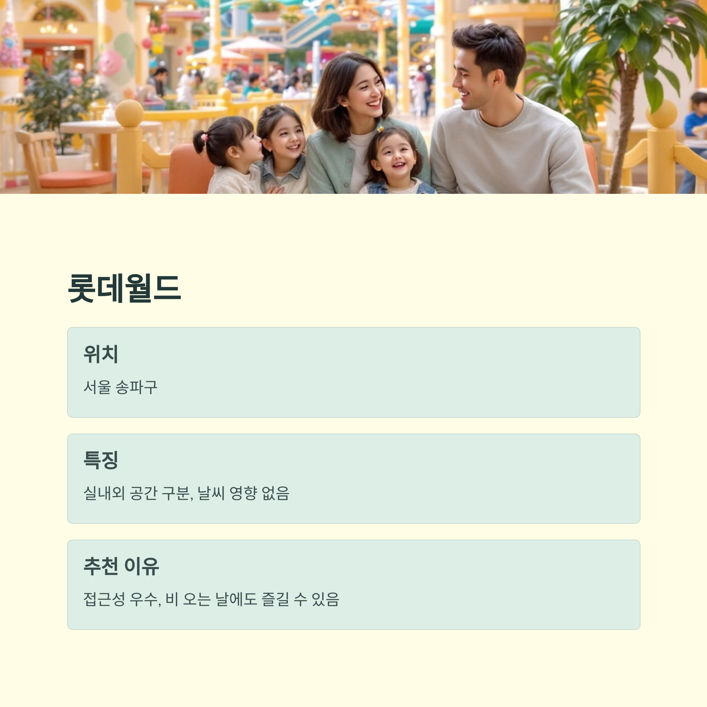 국내 테마파크 추천