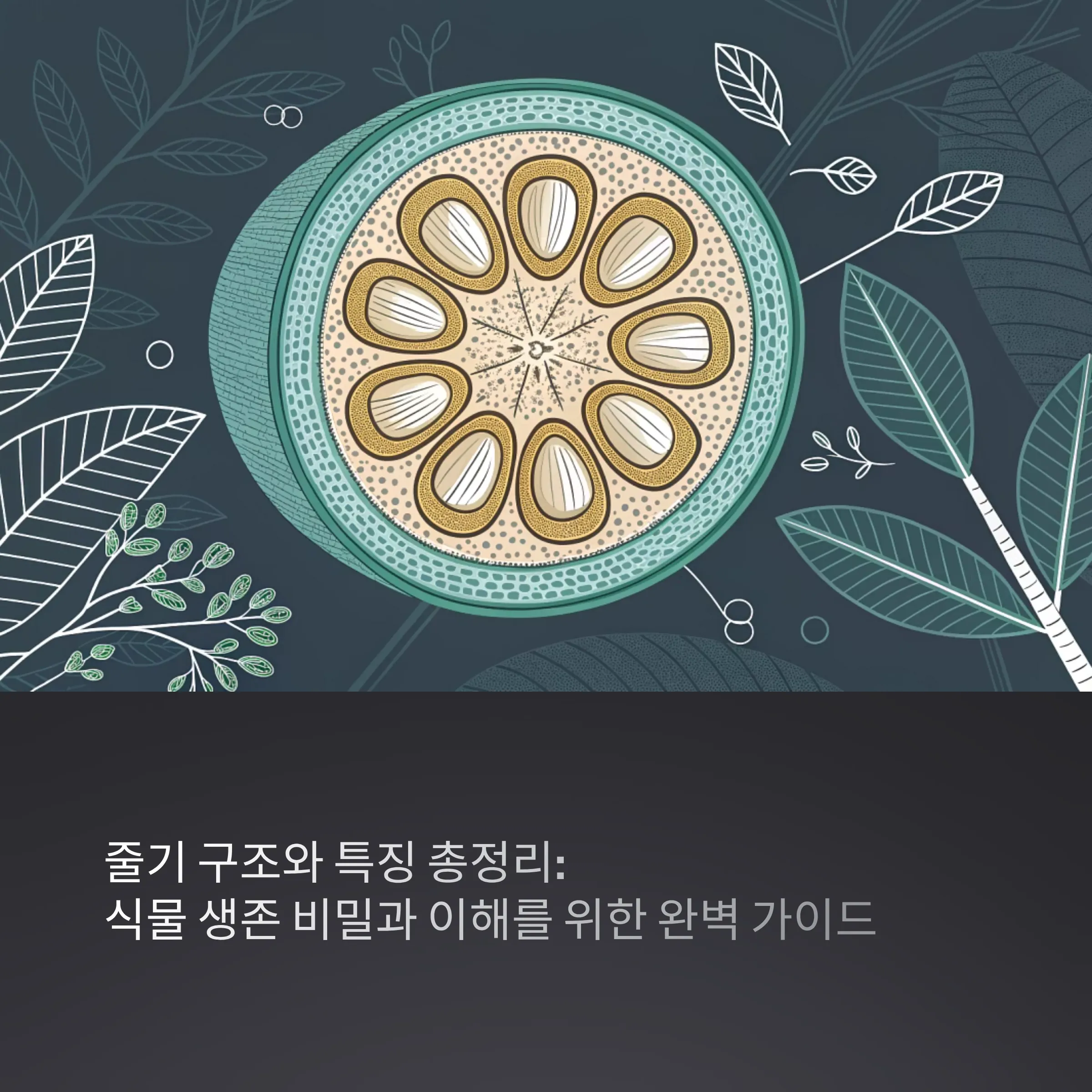 식물 생존 비밀과 이해를 위한 완벽 가이드