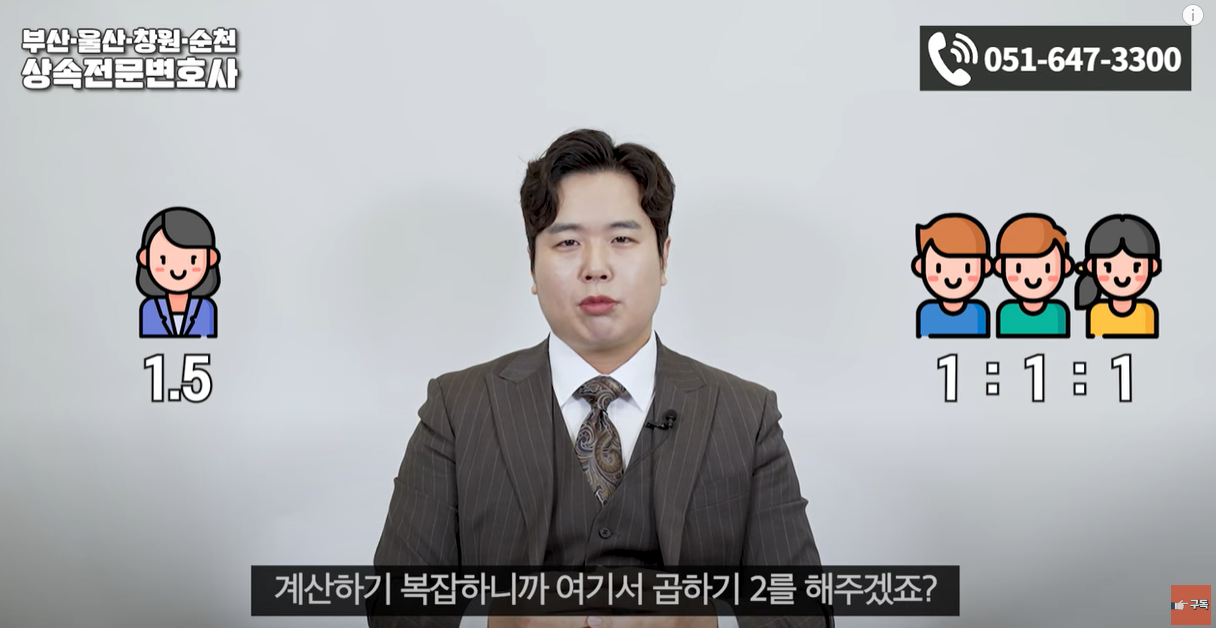 상속인의 비율