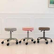 허리디스크의자 원형보조의자 편한식탁의자 중고미용의자 쇼카드 원목테이블