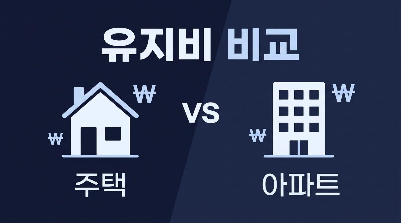 전원주택과 아파트 유지비 비교