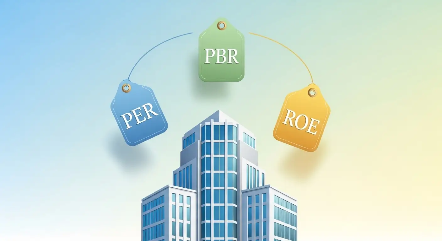 기업의 가치를 판단하는 세 가지 핵심 지표 PER, PBR, ROE