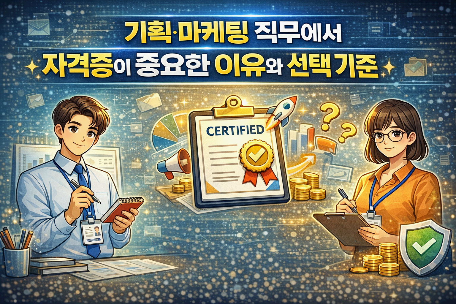 기획&middot;마케팅 직무에서 자격증이 중요한 이유와 선택 기준