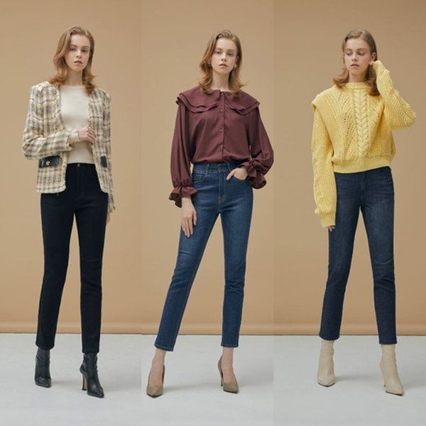 22FW 뱅뱅 여성 가을 슬림스트레이트핏 데님 3종