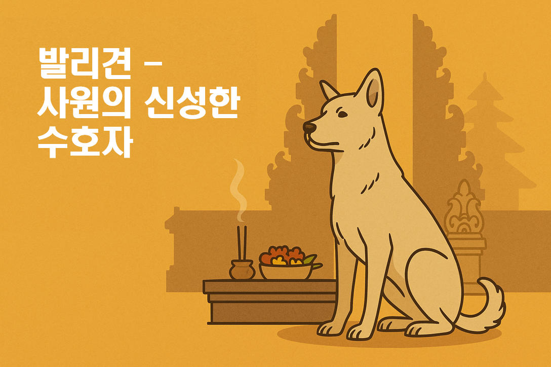 발리견, 사원의 신성한 수호자 이미지