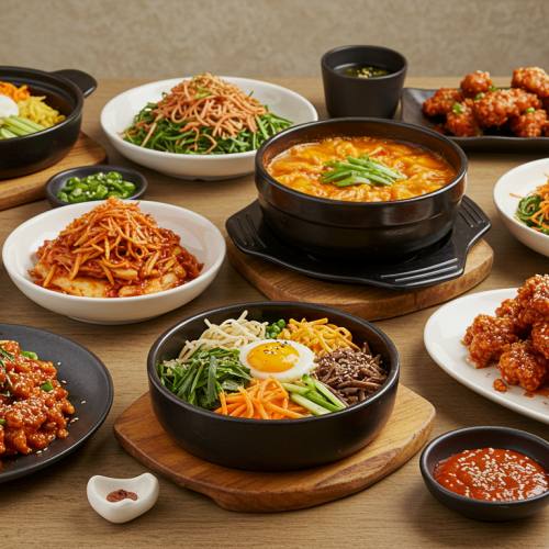 K푸드 대표하는 음식 사진