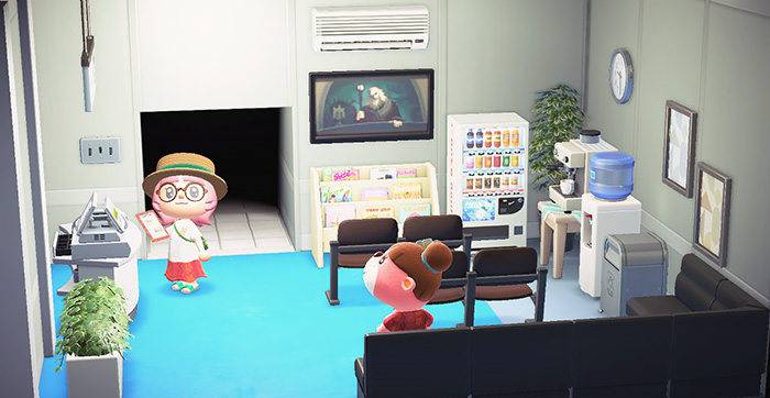 동물의숲 해피홈 파라다이스 병원만들기