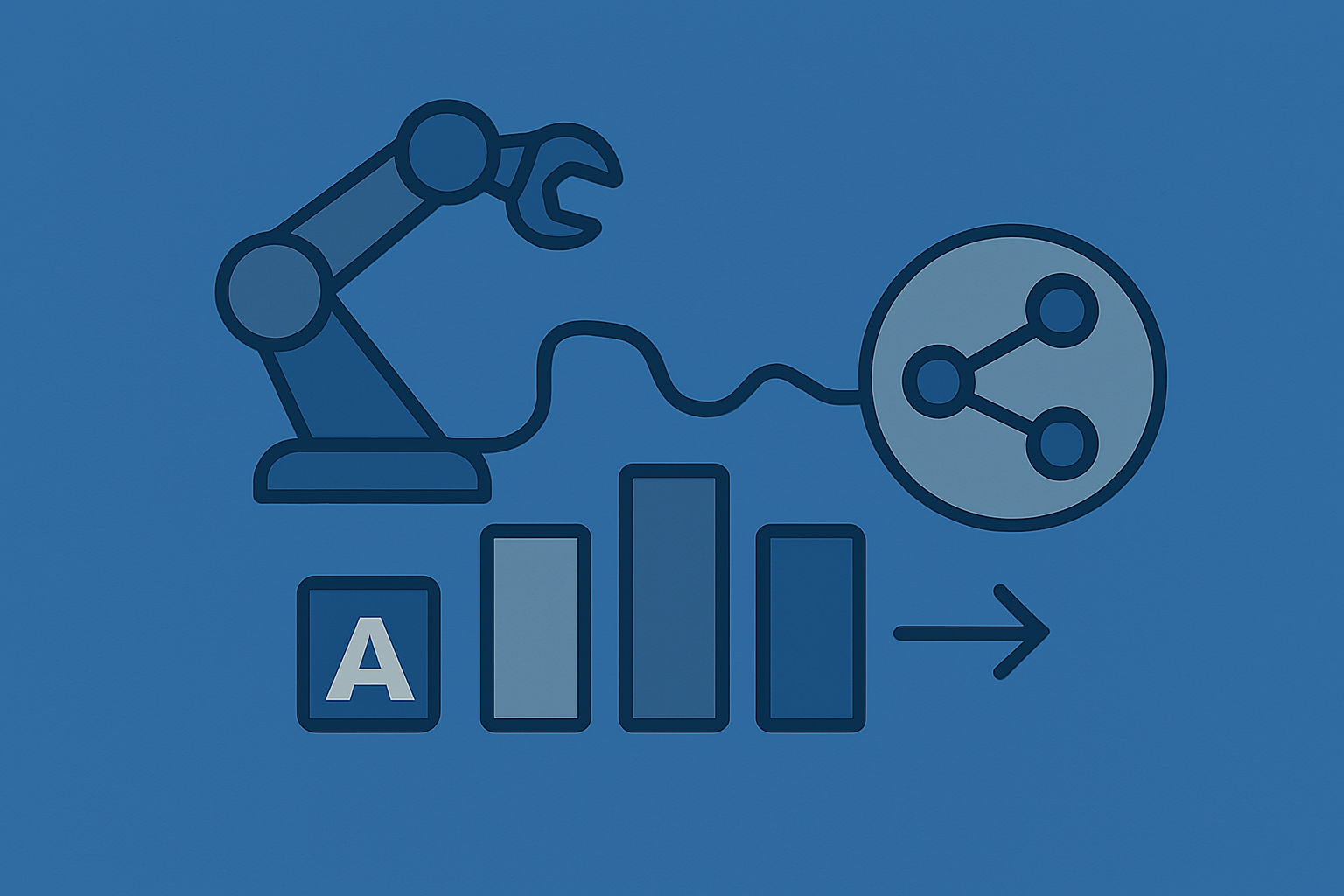AutoML의 핵심요소만 뽑아 상징적인 이미지로 표현했다.