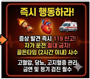 심근경색 초기증상