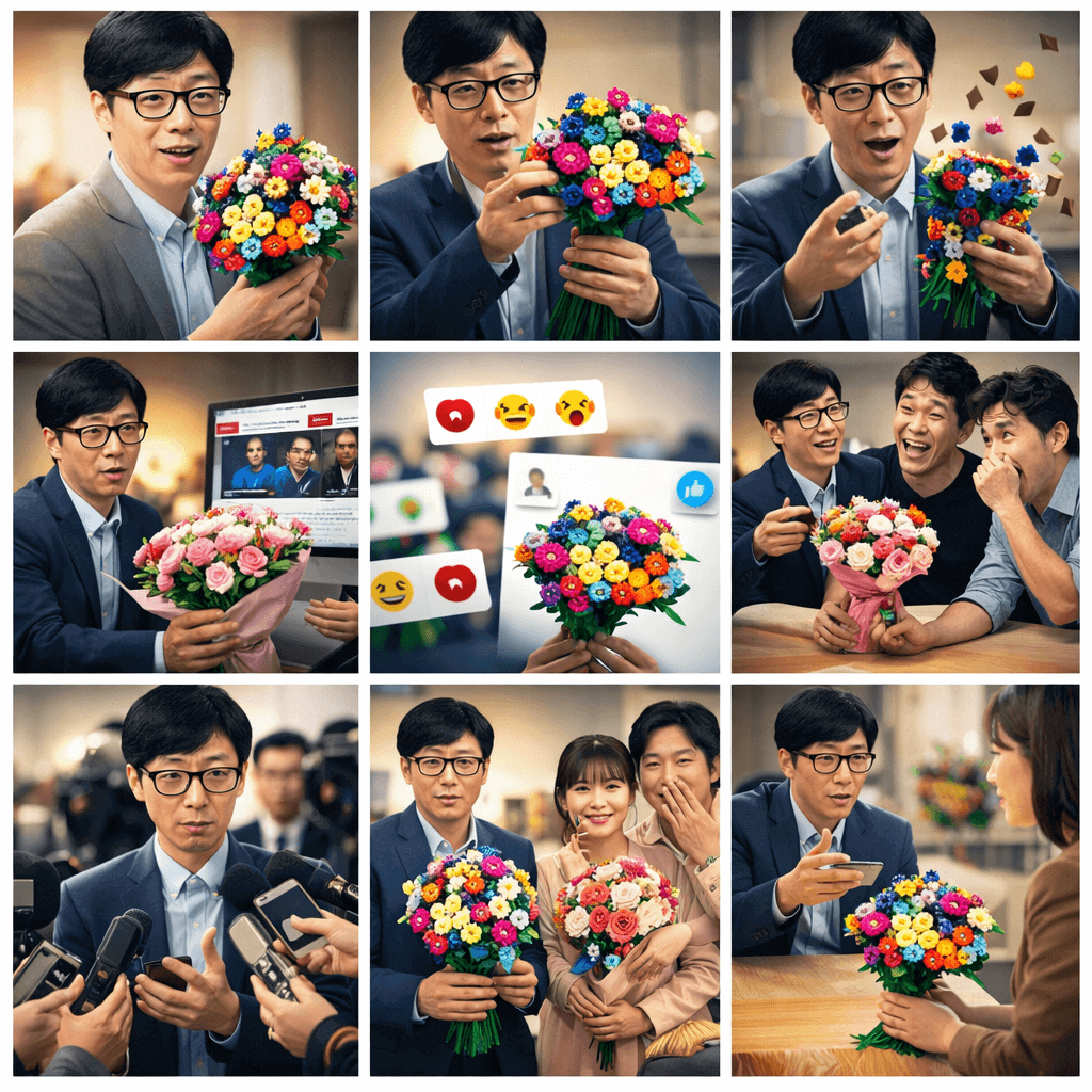 유재석 레고 꽃다발 논란, 진실은?