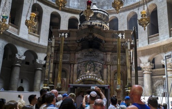 성묘교회 내부 예수 그리스도의 무덤