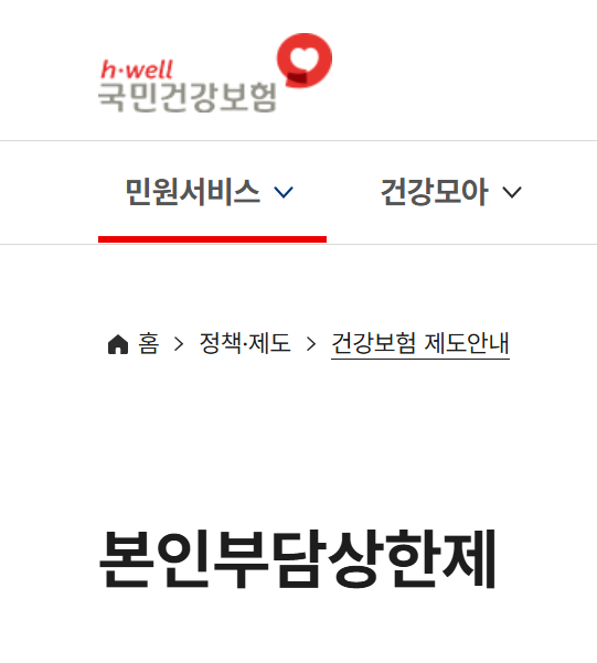 의료비 환급금 조회