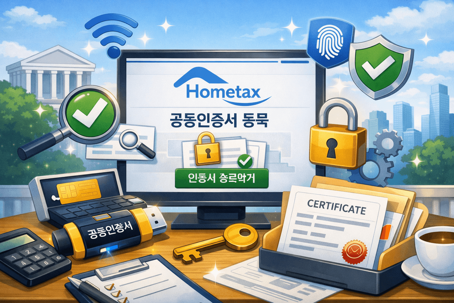 홈택스 공동인증서 등록 방법｜인증서 인식 오류 해결부터 사업자 필수 세팅까지