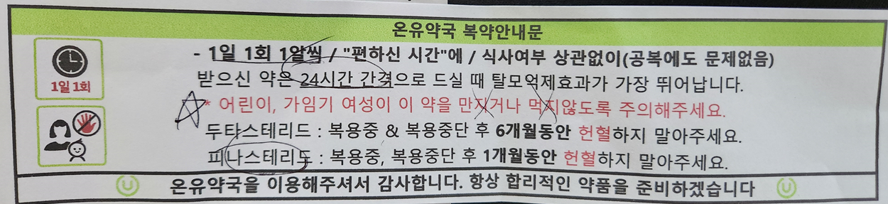 코코이비인후과 탈모약 처방 실제 후기