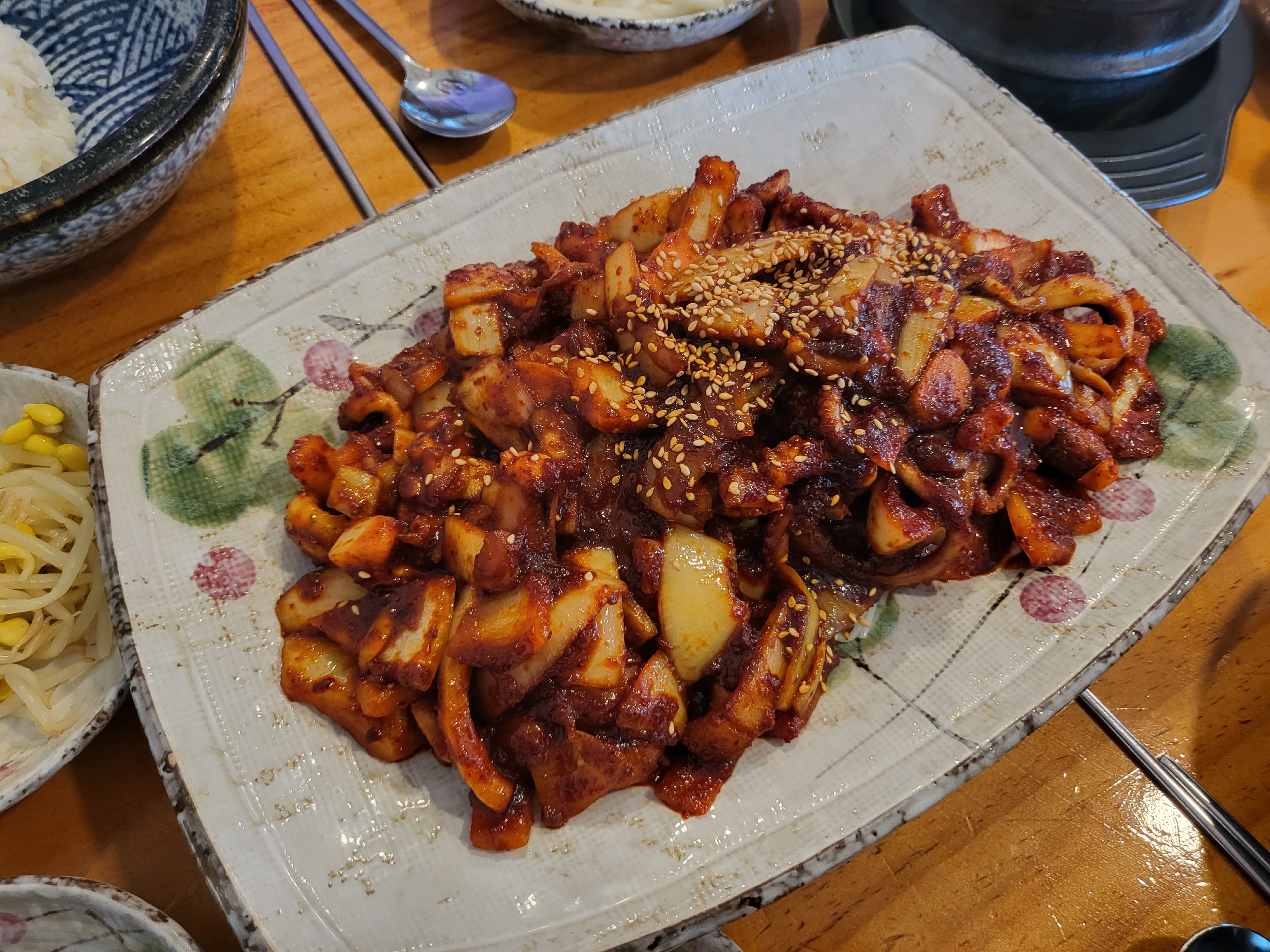 춘천 시골길 낙지볶음