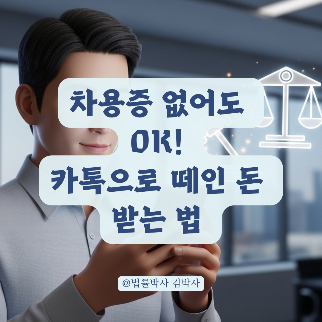차용증 없는 소액 채무 관계에서 카톡 대화의 법적 효력은 있을까?