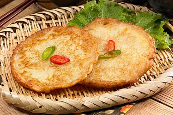 한국의 감자 요리 감자전