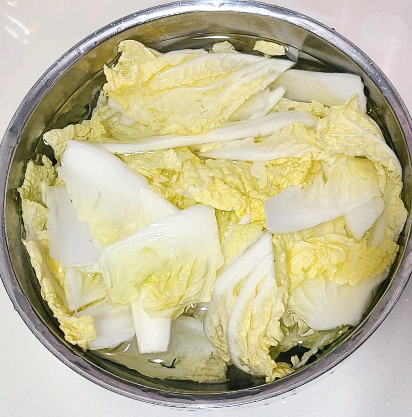 알배기 배추로 겉절이 담그기/ 여름별미