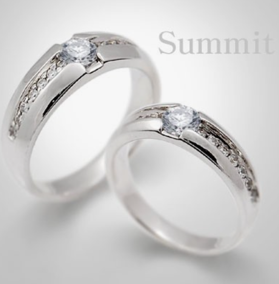 다이아몬드 인세트 링